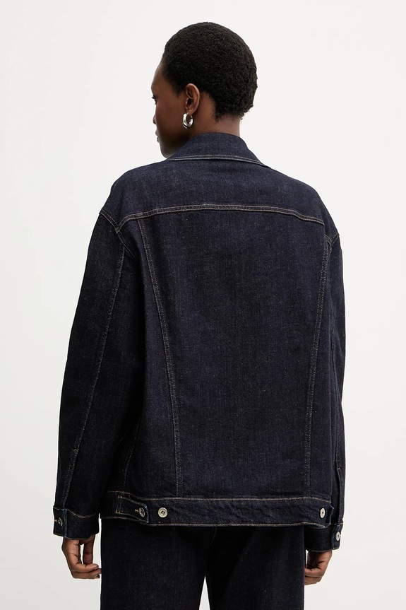 Ρούχα Τζιν μπουφάν Liviana Conti F5WY75 σκούρο μπλε