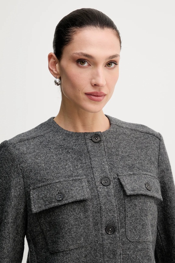 Jakna z dodatkom volne Marc O'Polo siva 510607774129