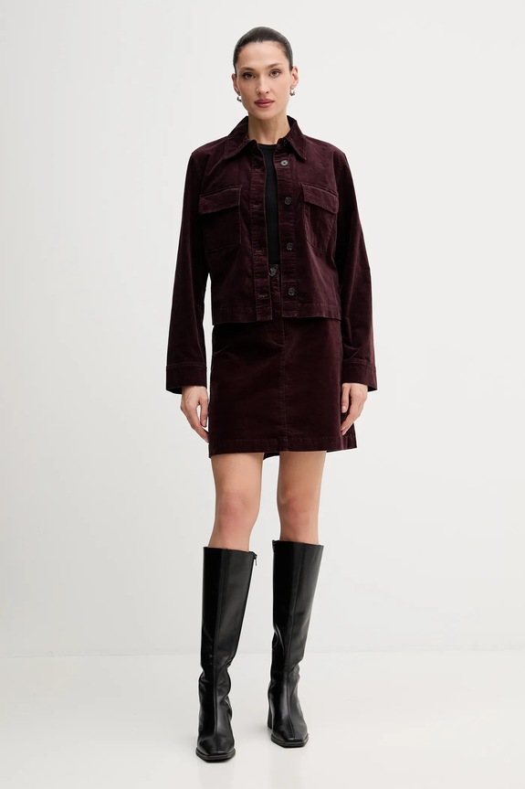 Bunda Marc O'Polo 511096874007 burgundské ZW25