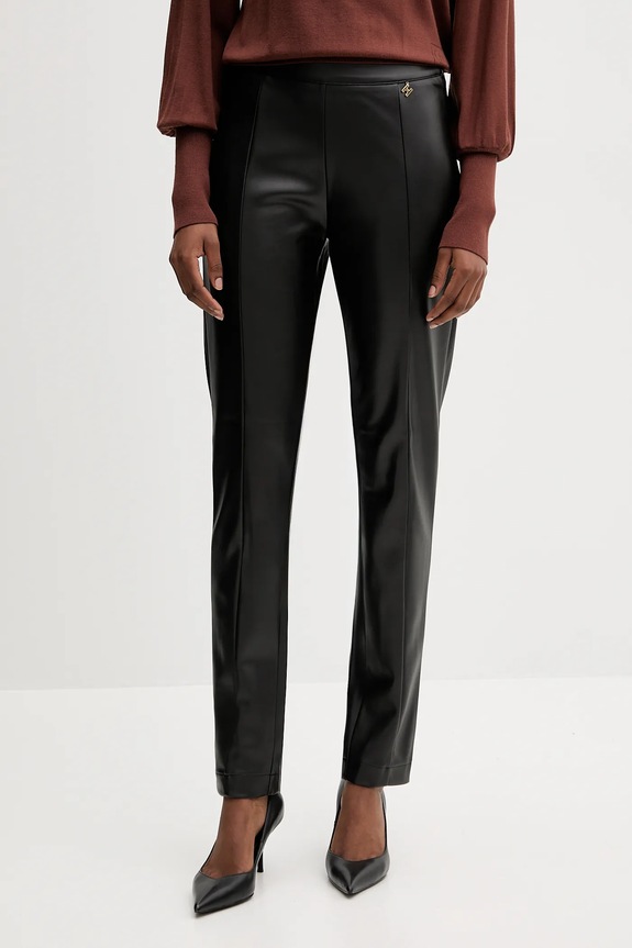 Silvian Heach legginsy MOYANO tkanina czarny GPA25514LE