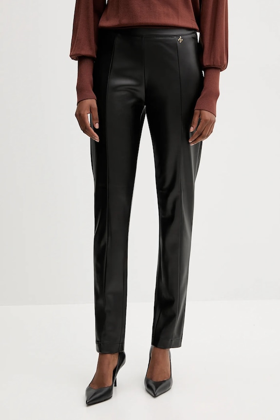 Silvian Heach legginsy MOYANO tkanina czarny GPA25514LE