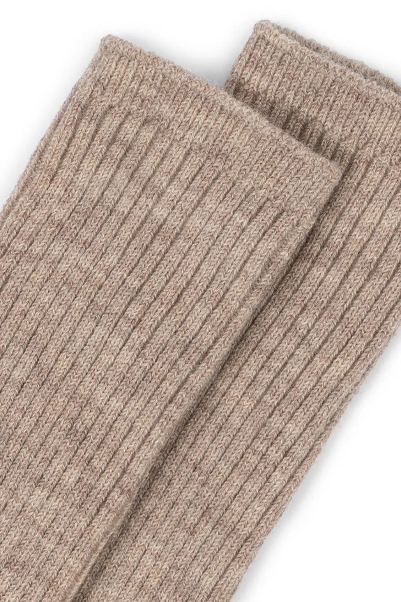 Fanga Fontana șosete de lână lână LIGHT KNITTED SOCKS FA100053 bej ZW25