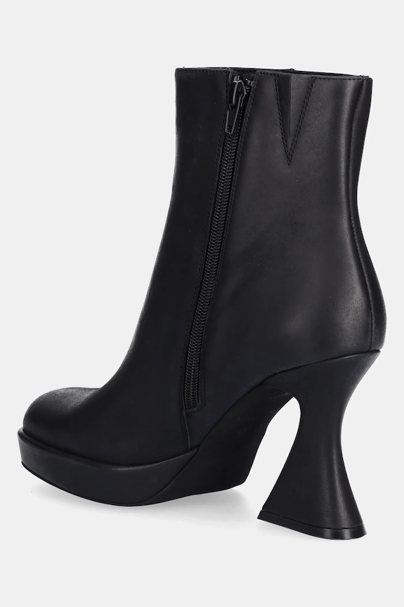 Boty Kožené kotníkové boty Jeffrey Campbell HUMANITY U92.B01 černá