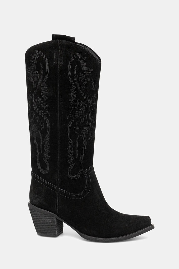 Καουμπόικες μπότες σουέτ Jeffrey Campbell RANCHER-K 52236.L10 μαύρο ZW25