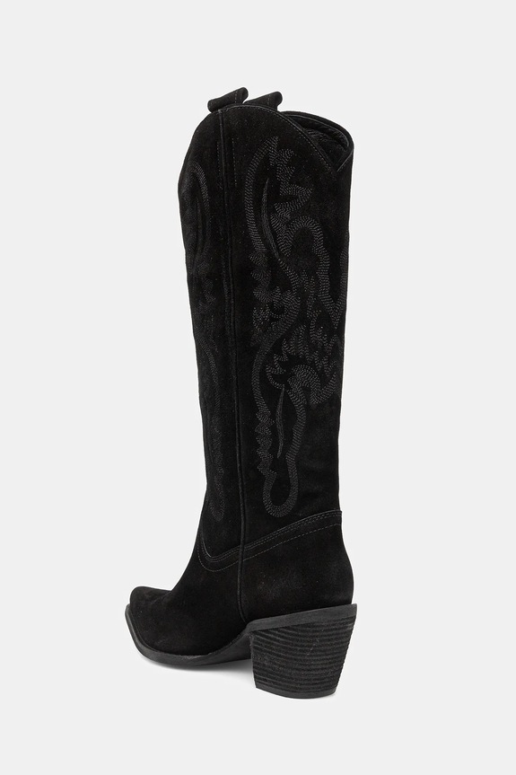 Παπούτσια Καουμπόικες μπότες σουέτ Jeffrey Campbell RANCHER-K 52236.L10 μαύρο