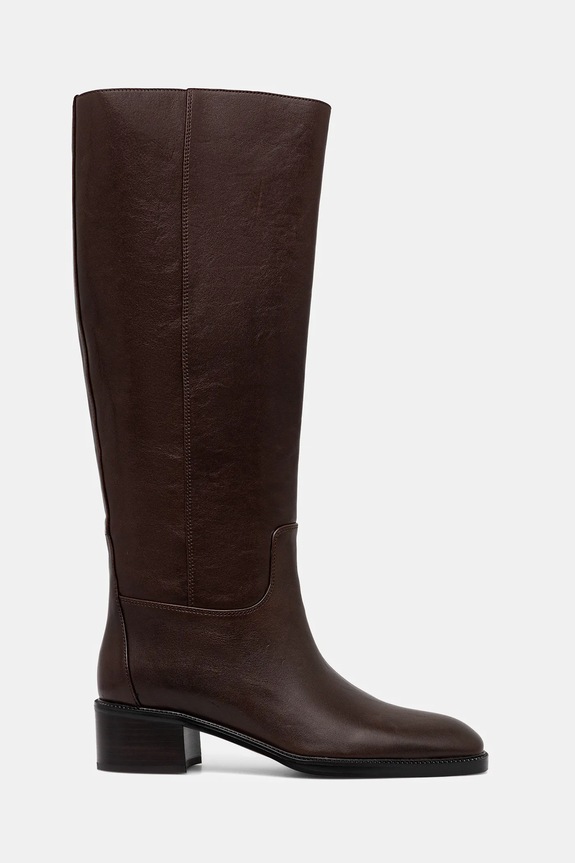 Jeffrey Campbell bőr csizma LADA U321.N01.005 barna ZW25