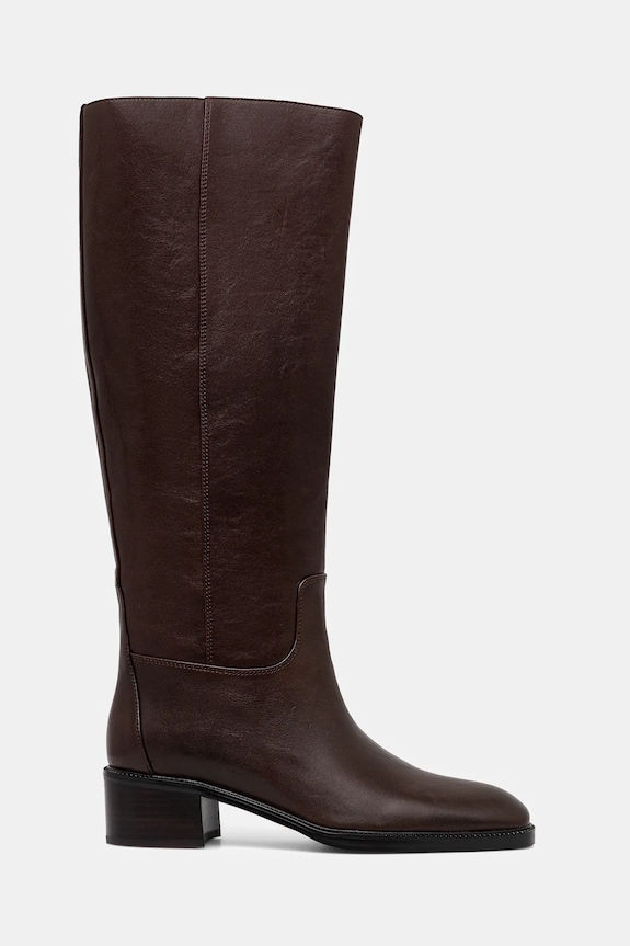 Jeffrey Campbell bőr csizma LADA U321.N01.005 barna ZW25