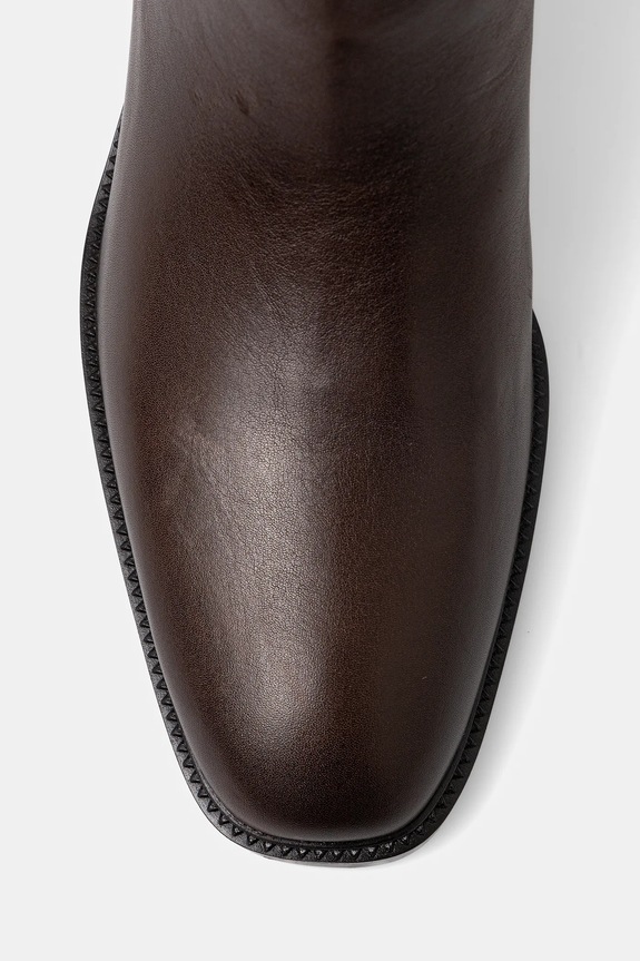 Jeffrey Campbell bőr csizma LADA barna U321.N01.005