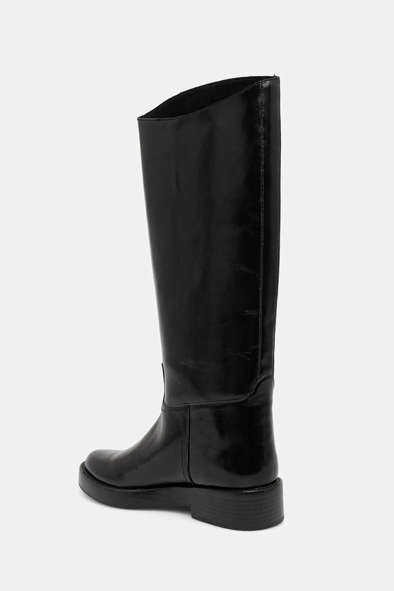 Încălțăminte Jeffrey Campbell ghete de piele Marshy JC.1742.1.6 negru