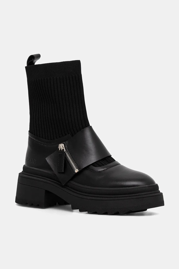 GOE stivaletti alla caviglia tessile nero SS2N4071.BLACK