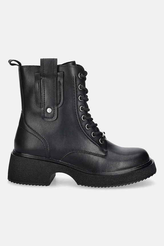 Kožené workery GOE SS2N4125.BLACK čierna ZW25