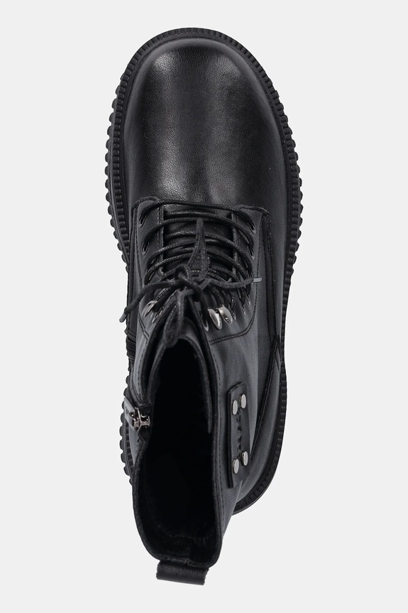 Kožené členkové topánky GOE čierna SS2N4128.BLACK