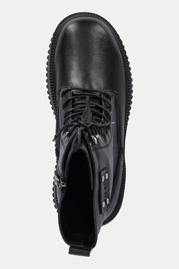 Kožené členkové topánky GOE čierna SS2N4128.BLACK