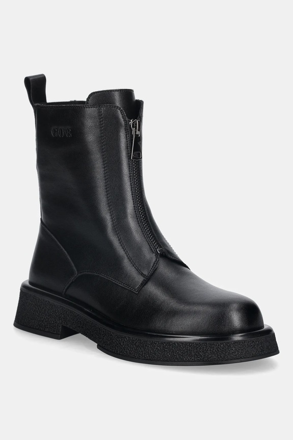 GOE stivaletti alla caviglia in pelle non isolato nero SS2N4145.BLACK
