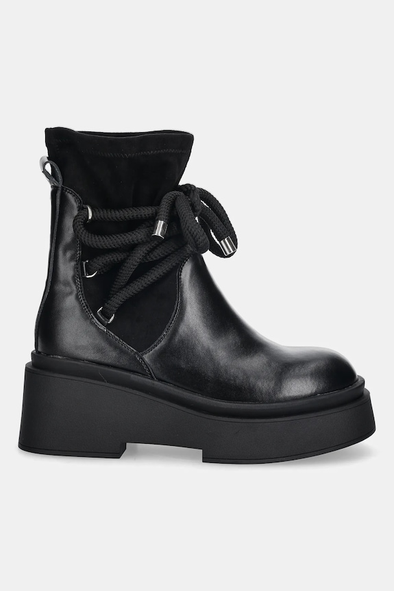 Členkové topánky GOE SS2N4132.BLACK čierna ZW25