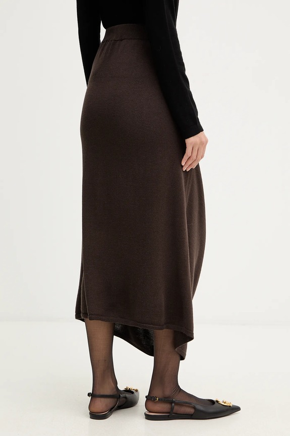 Ρούχα Μάλλινη φούστα Liviana Conti L5WA28 καφέ