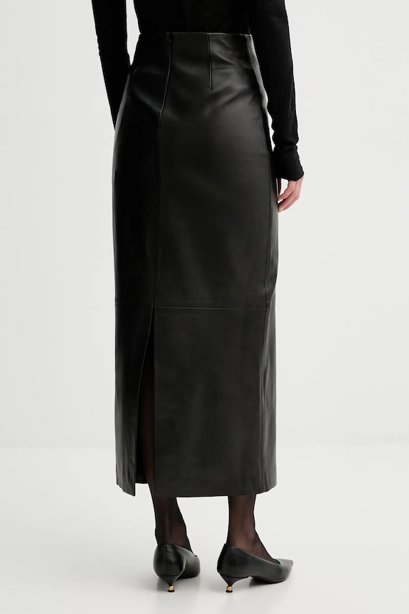 Abbigliamento Liviana Conti gonna in pelle L5WX52 nero