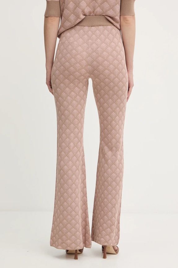 Odjeća Hlače s dodatkom lana Silvian Heach ARIS GPA25201PA roza