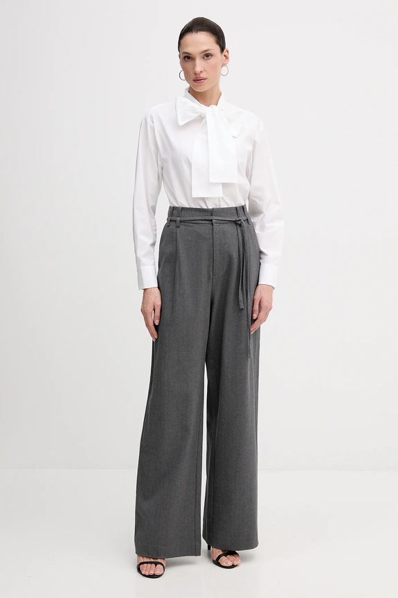 Mos Mosh pantaloni LESLIE 174150 gri AW25