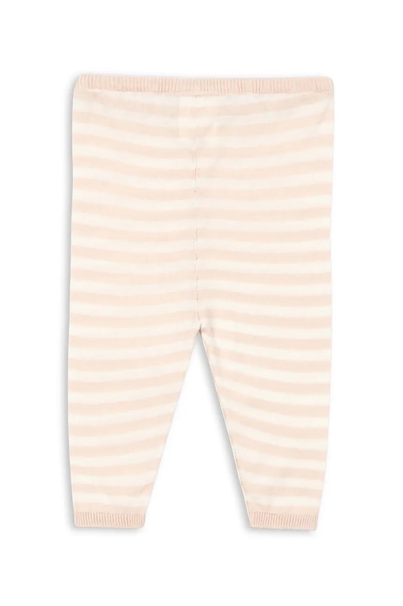 Βρεφικό βαμβακερό παντελόνι Fanga Fontana VENTI KNIT PANTS GOTS FA100014 μπεζ ZW25