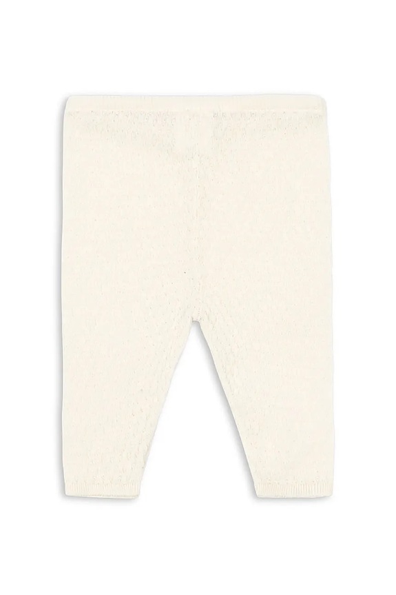 Βρεφικό βαμβακερό παντελόνι Fanga Fontana VENTI POINTELLE PANTS GOTS FA100015 μπεζ ZW25