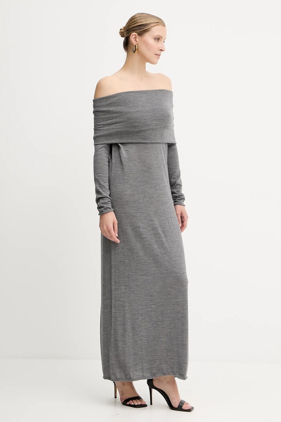 Ρούχα Μάλλινο φόρεμα Liviana Conti F5WA47 γκρί