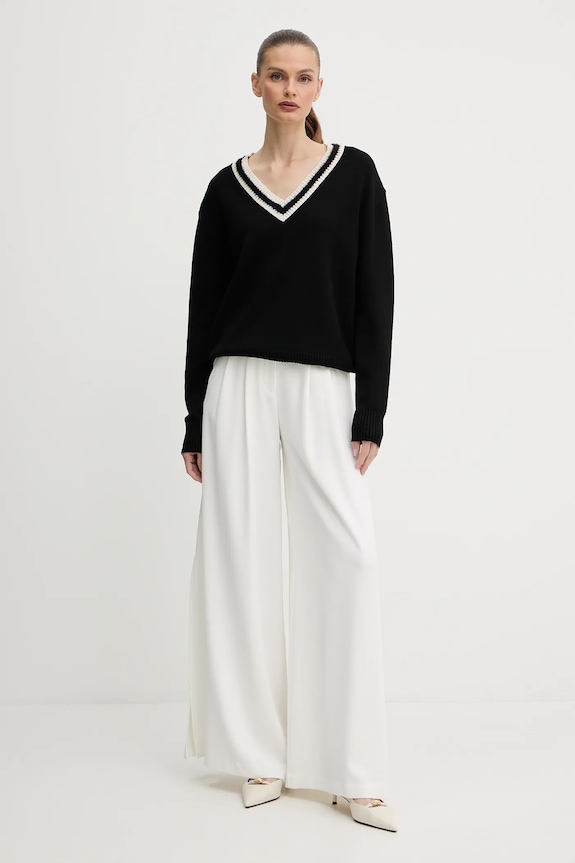 Silvian Heach pulover OLIVIER GPA25287MA negru ZW25