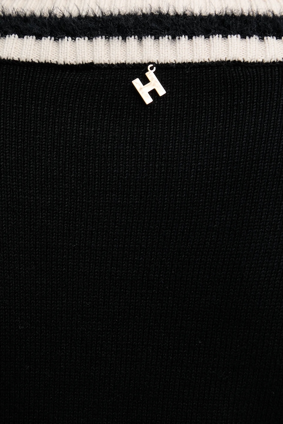 Silvian Heach pulover OLIVIER GPA25287MA negru