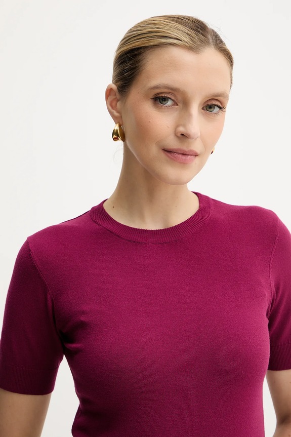 Silvian Heach t-shirt ATLAM różowy GPA25040MA