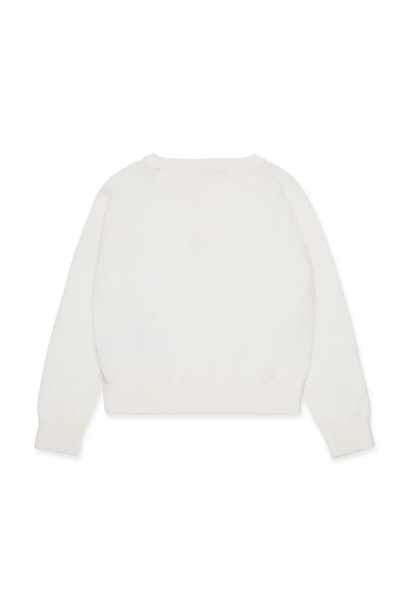 MAX&Co. sweter wełniany dziecięcy MAXK1F KNITWEAR MX0003 biały ZW25