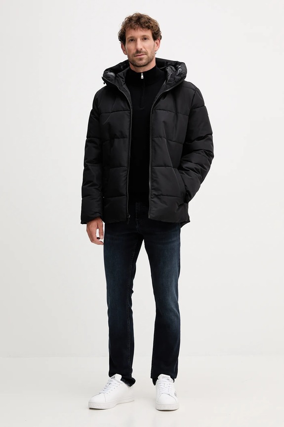 Mos Mosh sweter z wełną ADAM 503342 czarny AW25