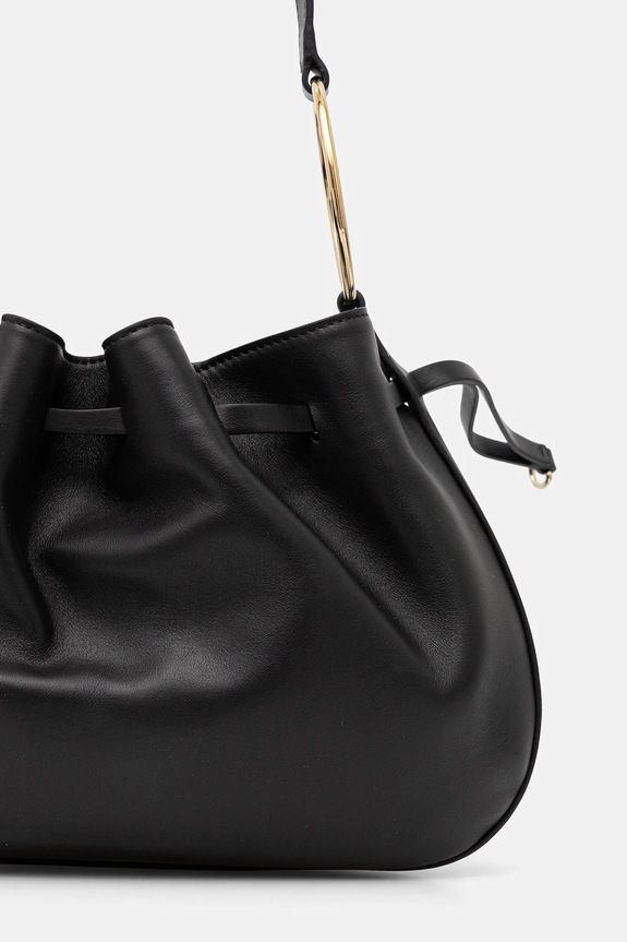 Αξεσουάρ Δερμάτινη τσάντα Liviana Conti A5WA01 μαύρο