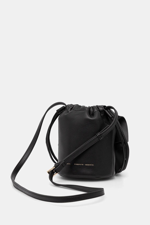 Αξεσουάρ Δερμάτινη τσάντα Liviana Conti A5WA41 μαύρο