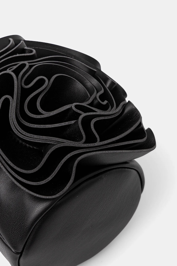 Δερμάτινη τσάντα Liviana Conti μαύρο A5WA41