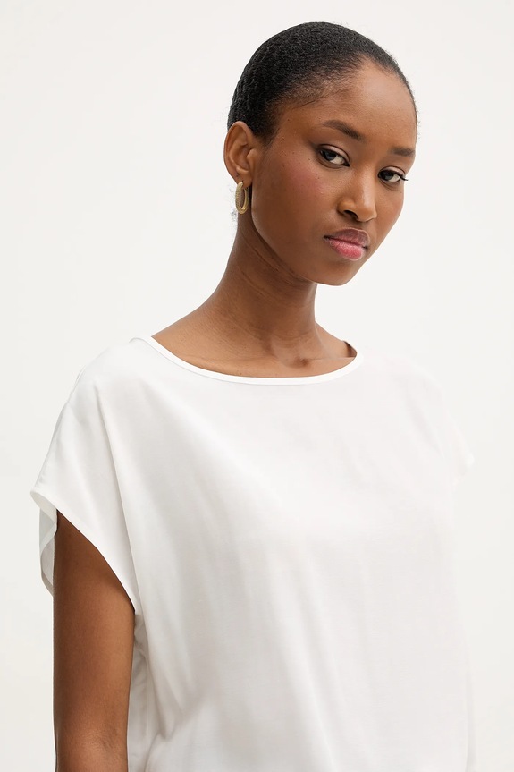 Kratka majica Silvian Heach BOLAWE bela GPA25528BL