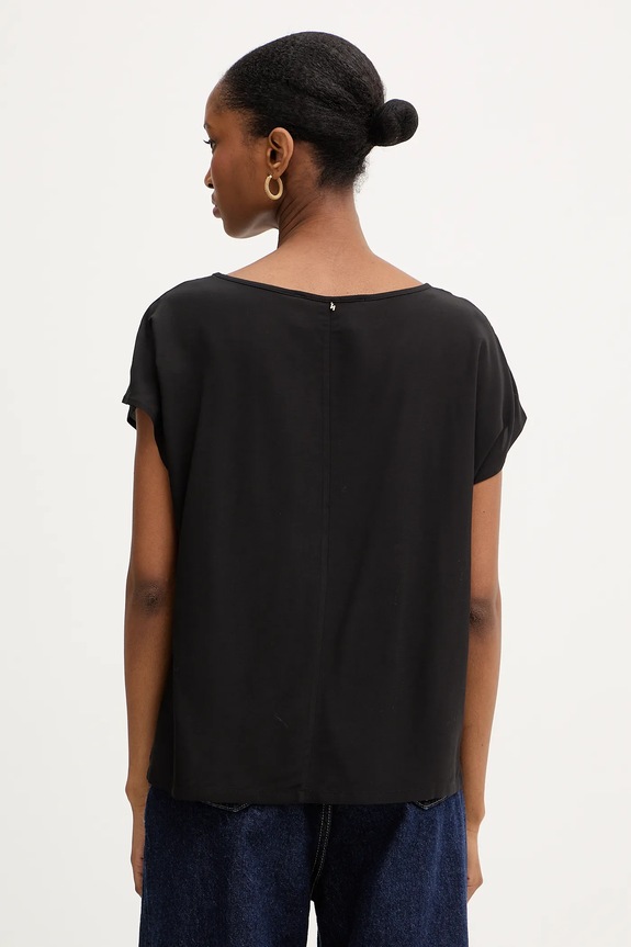 Oblačila Kratka majica Silvian Heach BOLAWE GPA25528BL črna