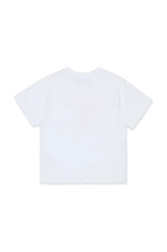 MAX&Co. tricou de bumbac pentru copii MAXT1F T-SHIRT MX0005.MX057 alb SS26