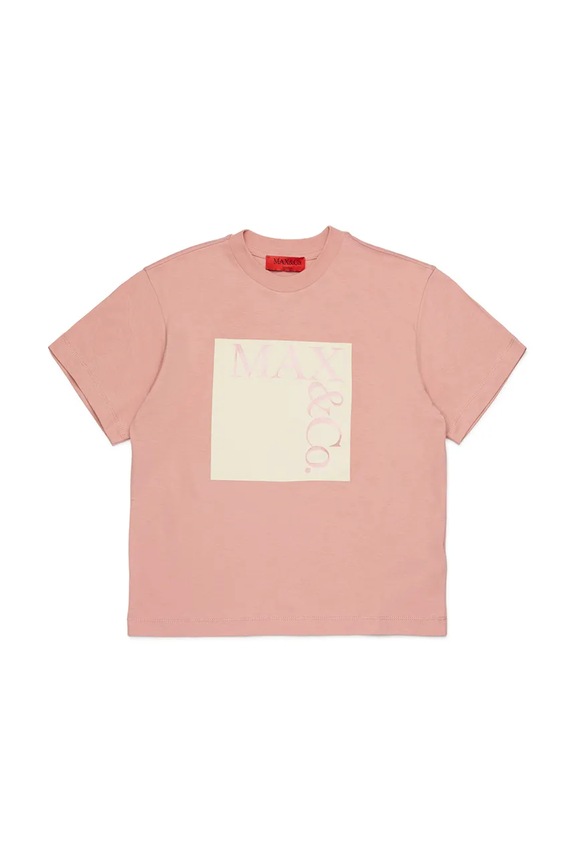 MAX&Co. t-shirt in cotone per bambini MAXT1F T-SHIRT cotone rosa MX0005.MX057