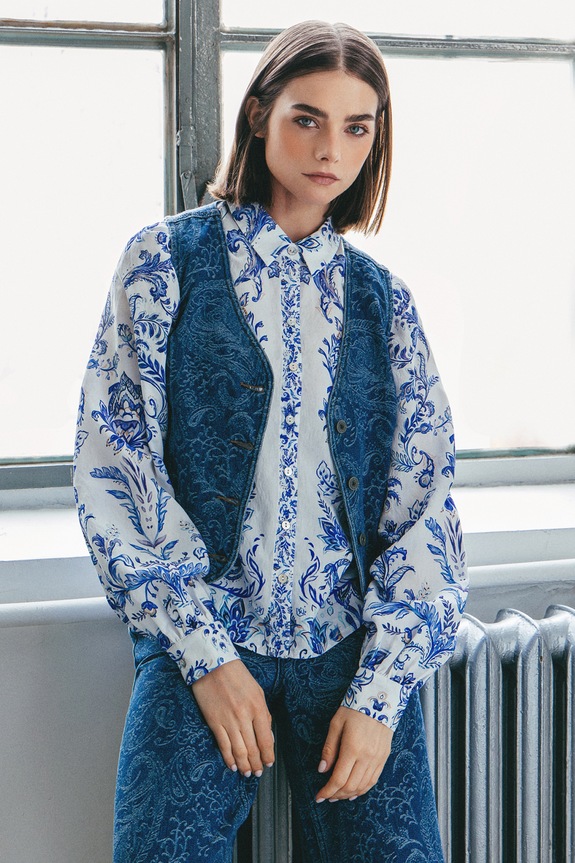 COVERED IN BLUE