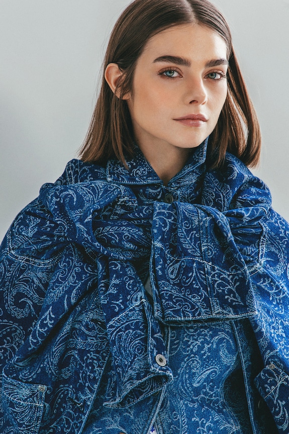 COVERED IN BLUE