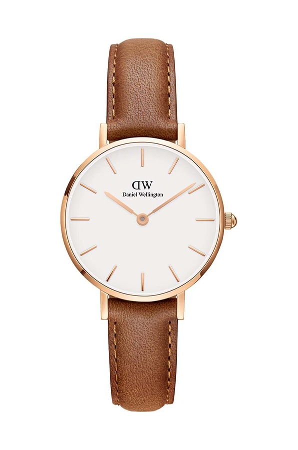 Годинник Daniel Wellington Petite 28 Durham колір помаранчевий