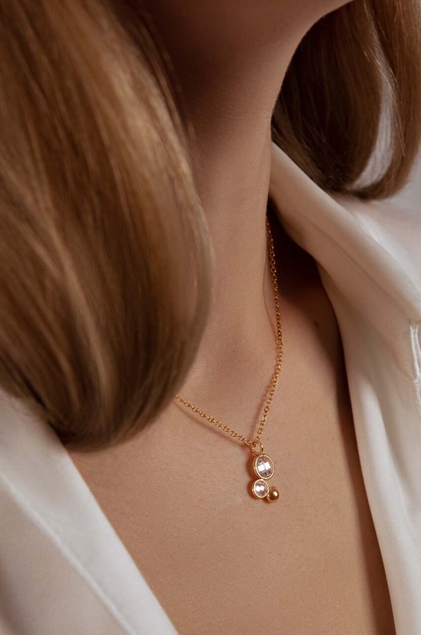 Позолочене кольє Lilou Sparkling фото 2