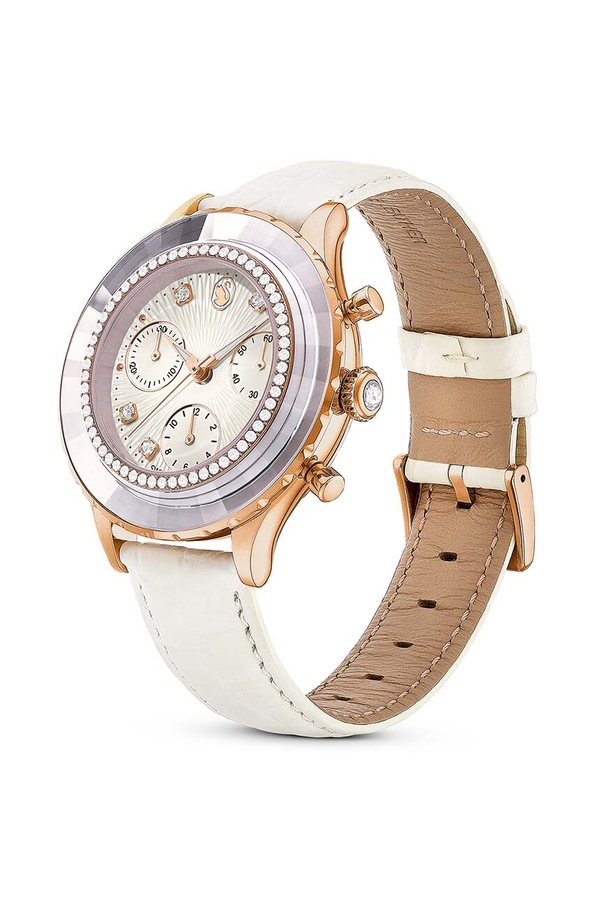Годинник Swarovski OCTEA CHRONO колір білий фото 2