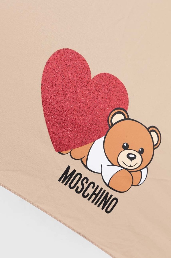 Зонт Moschino цвет бежевый фото 2