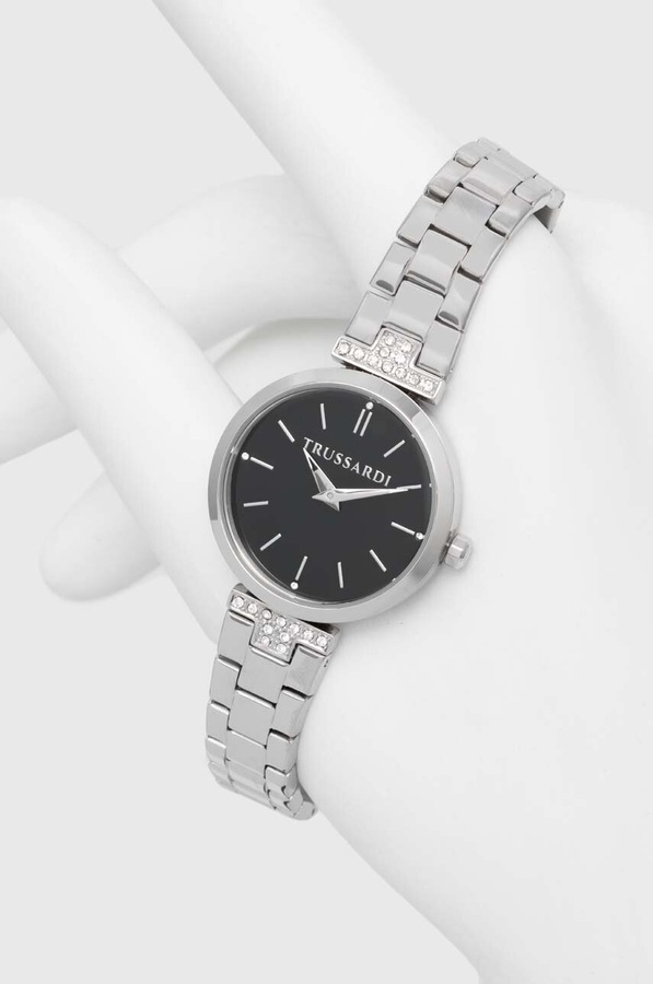 Годинник Trussardi колір срібний