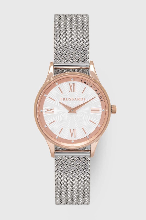 Годинник Trussardi колір срібний