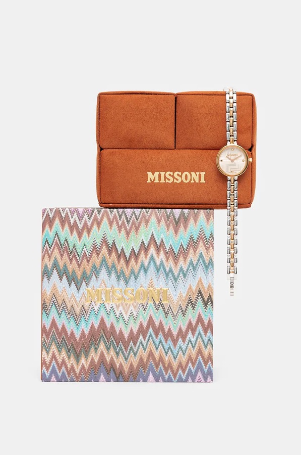 Годинник Missoni колір золотий фото 2
