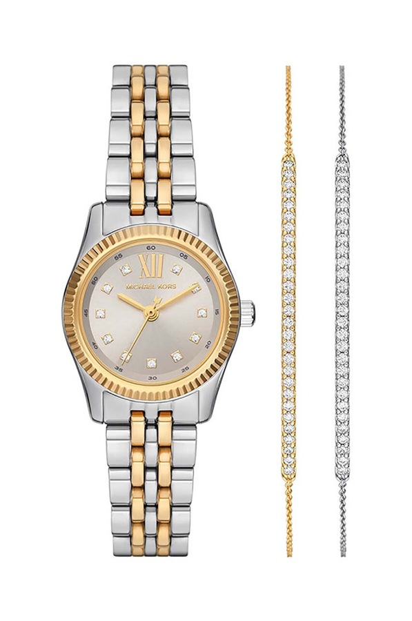 Годинник і браслети Michael Kors колір срібний