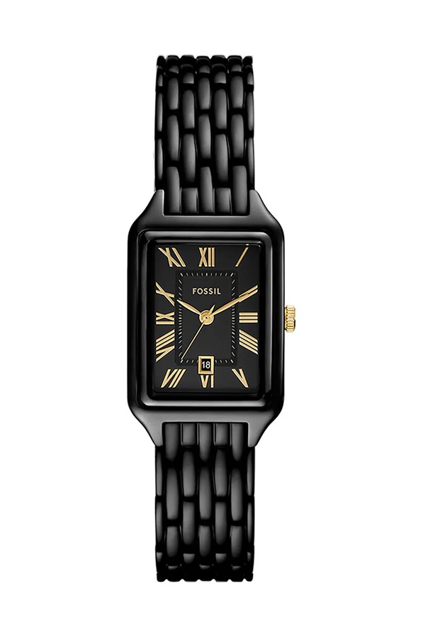 Годинник Fossil колір чорний