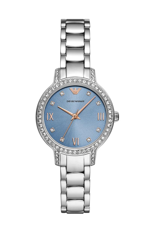 Годинник Emporio Armani Cleo колір срібний